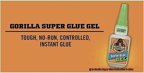 Available in White, Clear, or Amber color. . Is gorilla super glue toxic after it dries